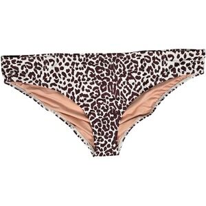 J. Crew Hipster full-coverage bikini bottom in leopard print‎ 2X NWT